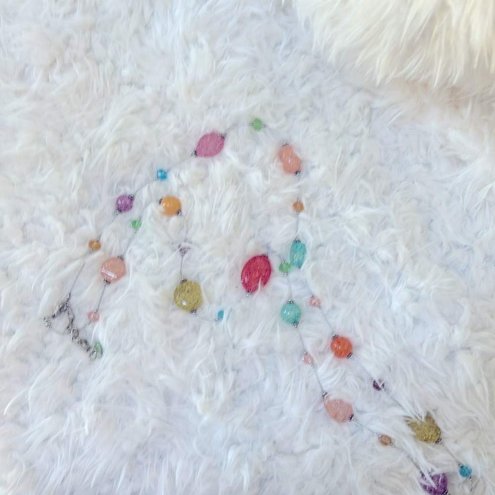 Multi Colored Bauble Necklace